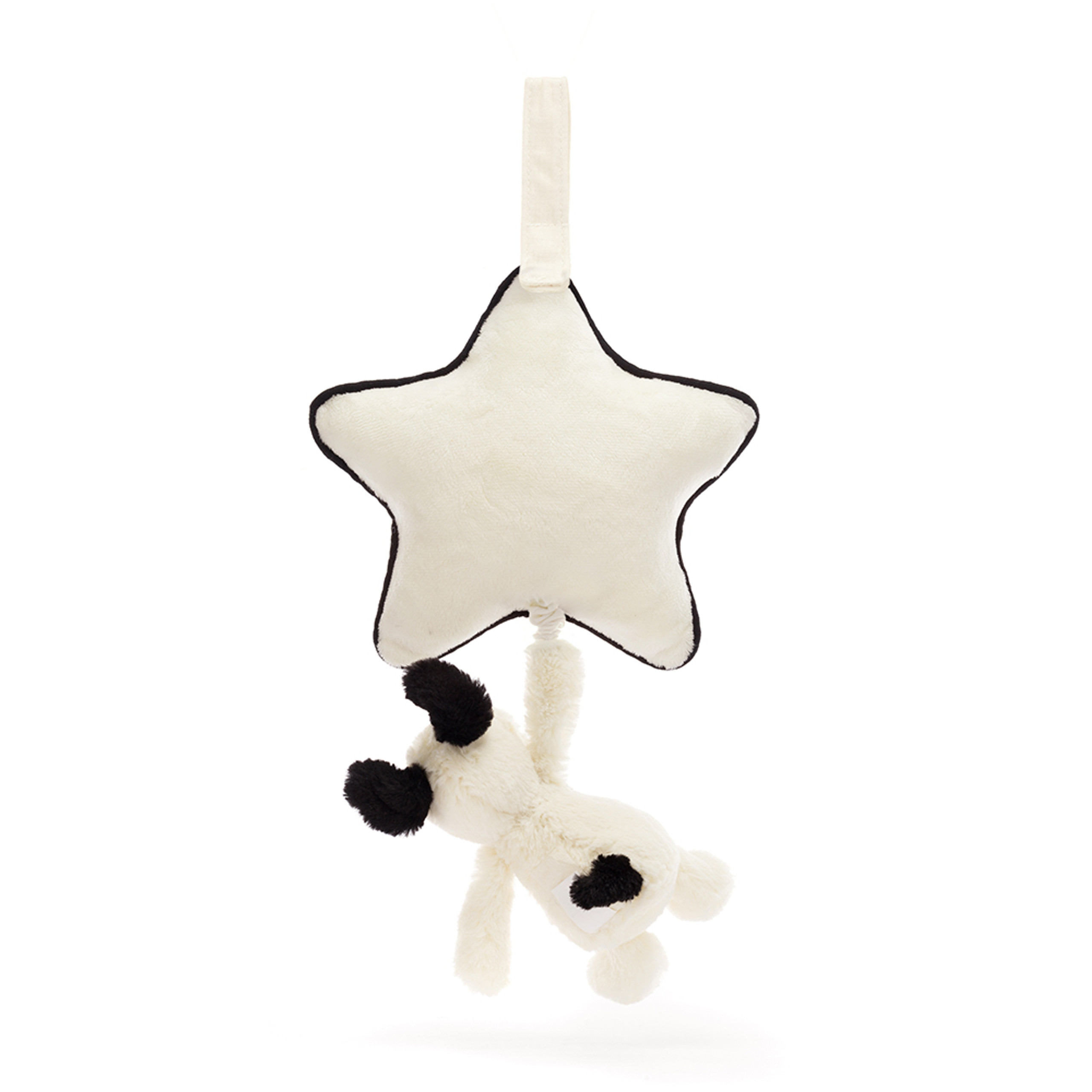 Bashful Black & Cream Puppy Musical Pull - Image 4