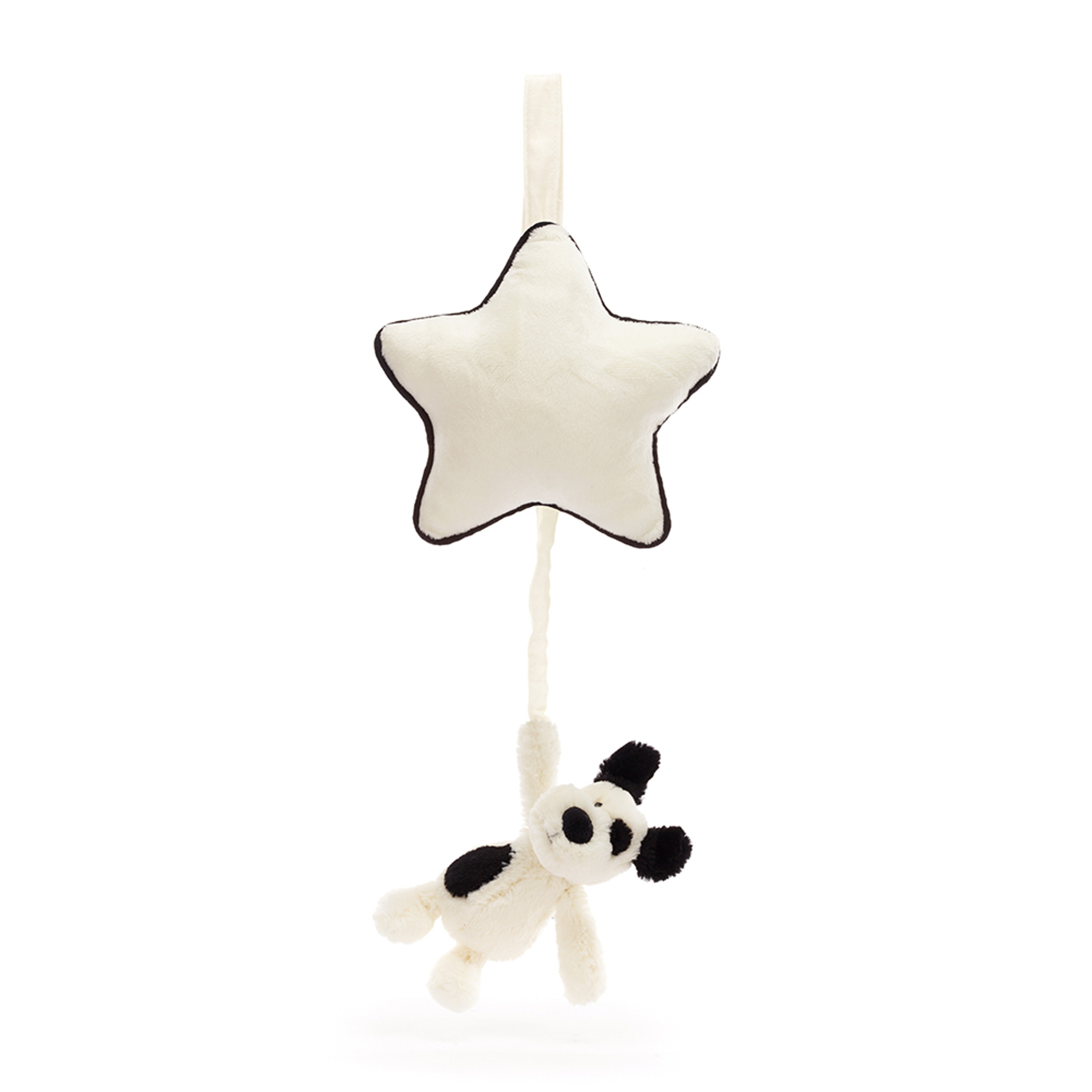 Bashful Black & Cream Puppy Musical Pull - Image 5