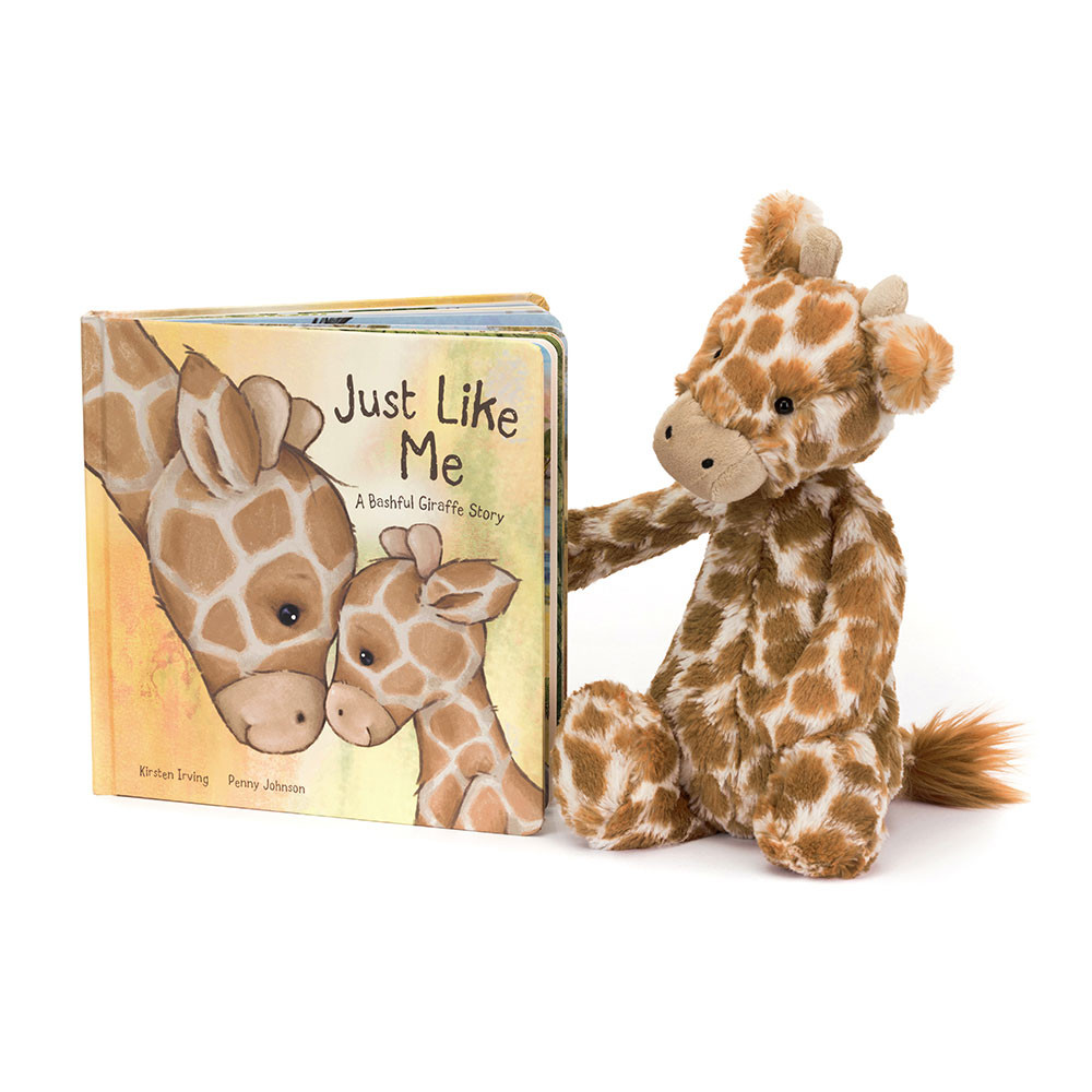 Just Like Me Book & Bashful Giraffe Medium